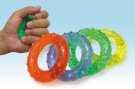 Kroužky gelové. posilovací - masážní  Gymy, 7cm -Červené (SLABÉ)