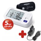 Tonometr Omron M6 Comfort s AFib - záruka 5 let! +adaptér (výhodný SET)