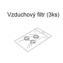 Vzduchový filtr (sada 3ks) - A3 complete C300, C28P (C105), DuoBaby C301, C102 total, Nami Cat C303
