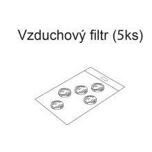 Vzduchový filtr (sada 5ks) - A3 complete C300, C28P (C105), DuoBaby C301, C102 total, C101 essential, Nami Cat C303