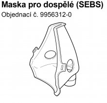 Maska SEBS pro dospělé - C803,C802,C801,C801/KD,C28,C28P,C29,C30, C900, NE-U780/17/12/07