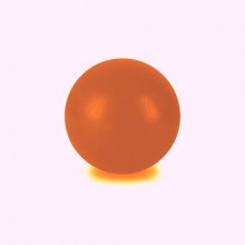 GYMY over-ball míč průměr 25cm (v PE obalu) -oranžový
